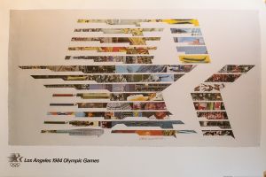 1984年 夏季 ロサンゼルス オリンピックポスター／ロバート・ラウシェンバーグ／(1984 Los Angels Summer Olympic Poster / Robert Rauschenberg)のサムネール