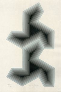 「鎖された形態 Ⅱ  【各木版画サイン入/Signed】 / 勝井三雄」画像6