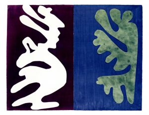 Composition, Violet and Blue・1947 / Henri Matisse