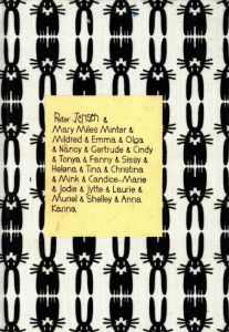 Peter Jensen & Mary Miles Minter & Mildred & Emma & Olga & Nancy & Gertrude & Cindy & Tonya & Fanny & Sissy & Helena & Tina & Christina & Mink & Candice-Marie & Jodie & Jytte & Laurie & Muriel & Shelley & Anna Karina／著：ピーター・イェンセン／(Peter Jensen & Mary Miles Minter & Mildred & Emma & Olga & Nancy & Gertrude & Cindy & Tonya & Fanny & Sissy & Helena & Tina & Christina & Mink & Candice-Marie & Jodie & Jytte & Laurie & Muriel & Shelley & Anna Karina / Author: Peter Jensen)のサムネール