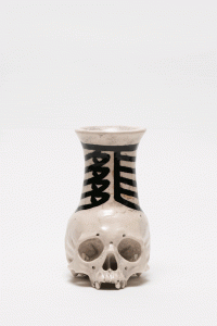PAINTED SKULLPTURE 壺／丸岡和吾／(PAINTED SKULLPTURE Pot / Kazumichi Maruoka)のサムネール