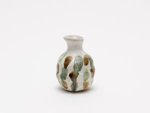 マット三彩 一輪挿し／村田言恵／(Matte Sancai Single‐Flower vase　-Three color glaze / Kotoe Murata)のサムネール